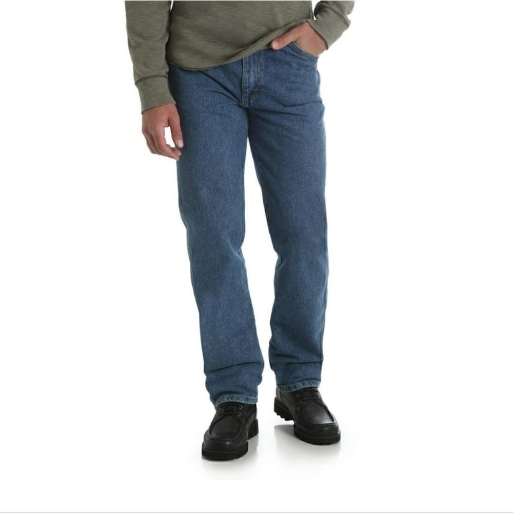 Rustler Men's Regular Fit Stonewash Jeans
